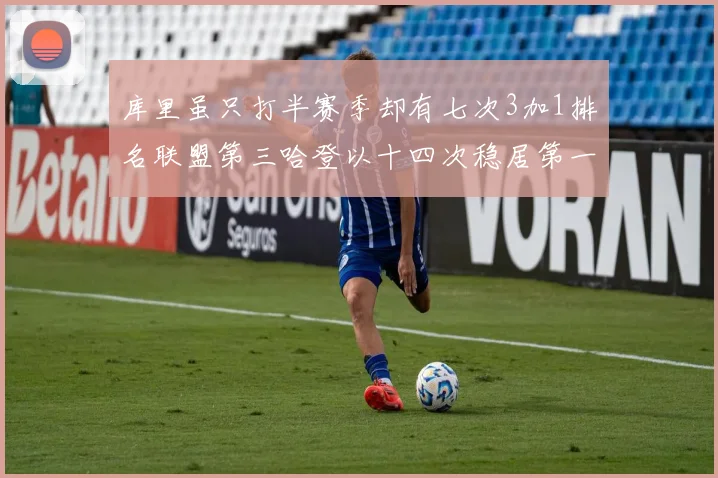 库里虽只打半赛季却有七次3加1排名联盟第三哈登以十四次稳居第一